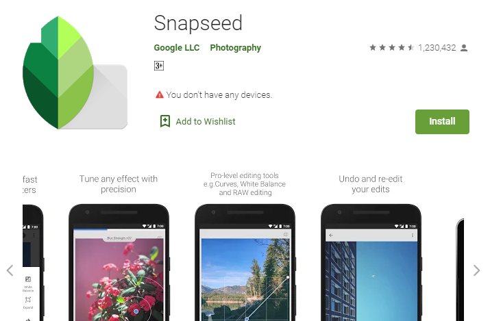 snapseed free download for mac
